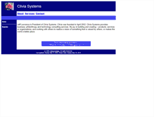Tablet Screenshot of cliviasystems.com